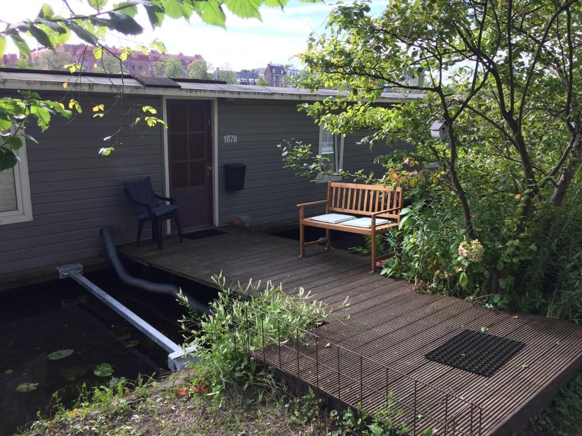 Tiny Houseboat B&B On The Amstel River Amsterdam Exterior foto